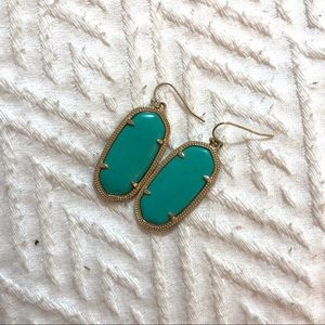 Kendra Scott Elle Earrings - Gold, Turquoise